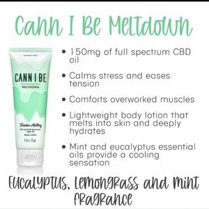 New Sealed Perfectly Posh Cann I Be Meltdown All Over Body Lotion Ease Stress